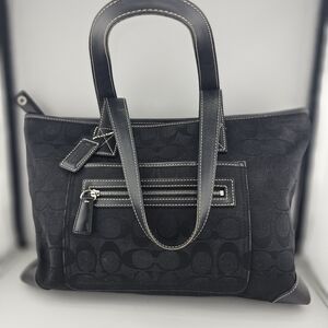Classic Black Women's Coach Tote Bag